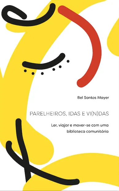 Capa do livro de Bel Santos Mayer com um grafismo em amarelo